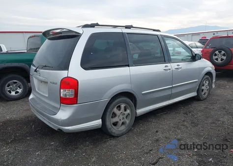 2001 Mazda Mpv Dx/Es/Lx из США, поврежденный, VIN JM3LW28Y810196053